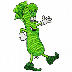Funny Veggies Embroidery Design 7 Funny Veggies Embroidery Design 7